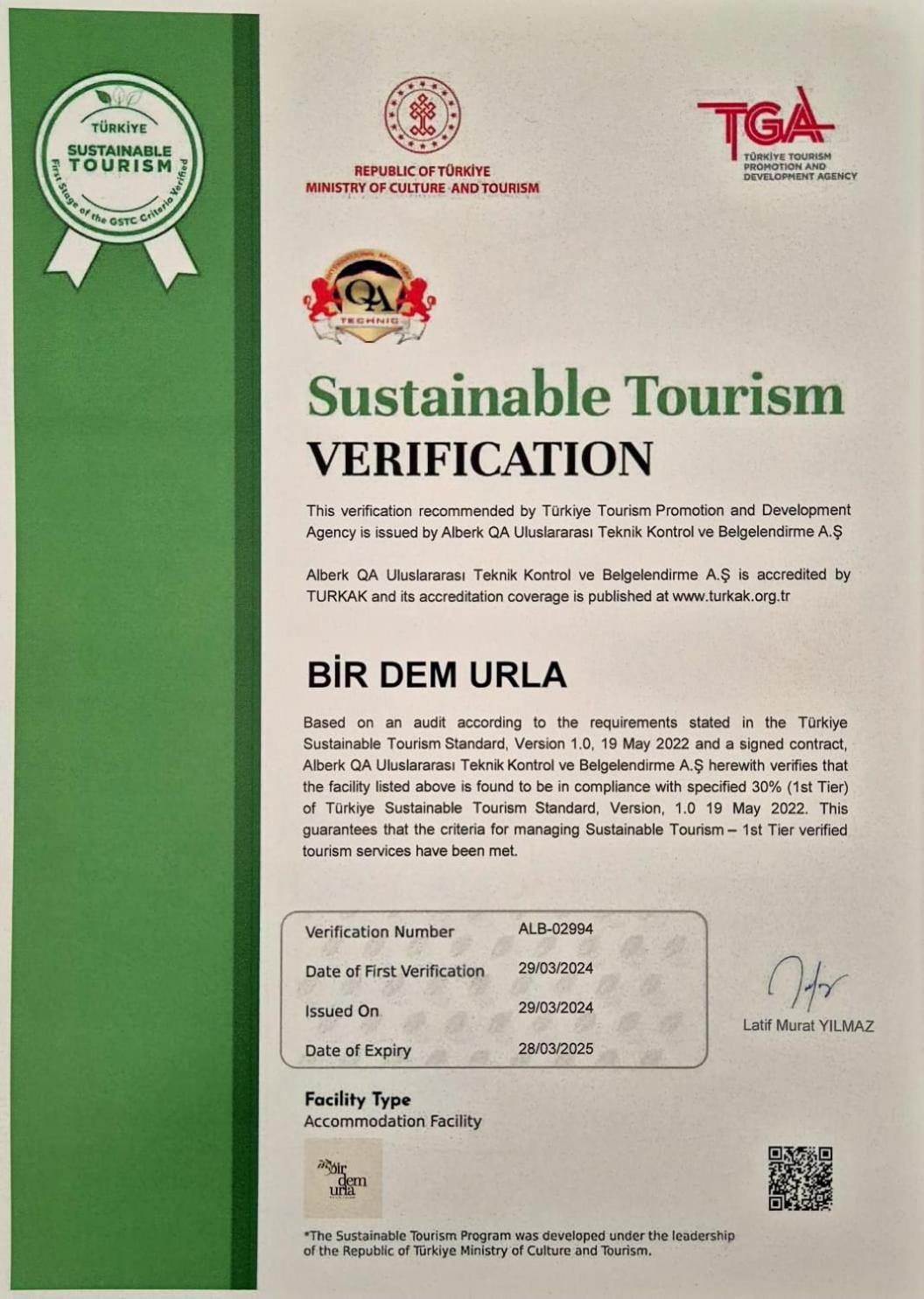 Hotel Bir Dem Urla Esterno foto